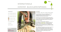 Desktop Screenshot of horsten-bildhauer.de